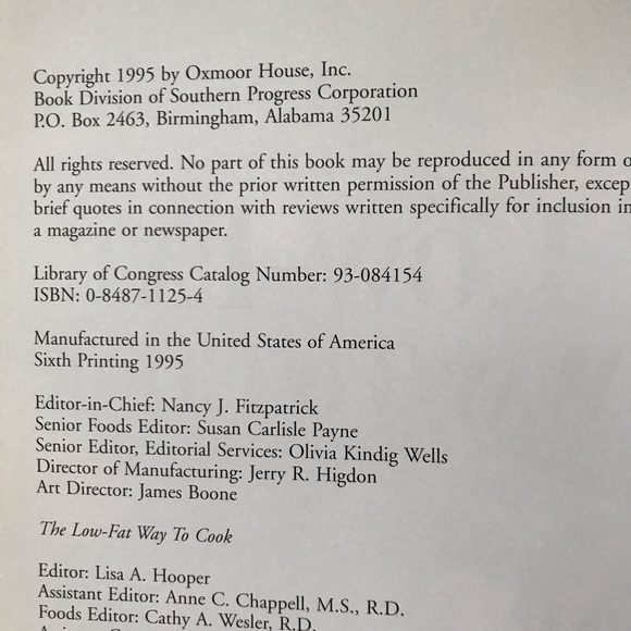 Low-Fat Way To Cook Cookbook - Picture 3 of 6